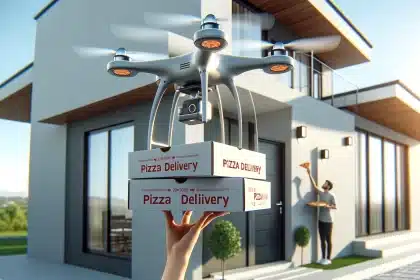 Drones vão entregar sua comida em casa