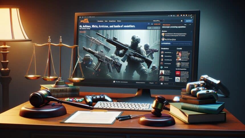 Meta, Activision e fabricante de armas são processadas por vítimas de tiroteios