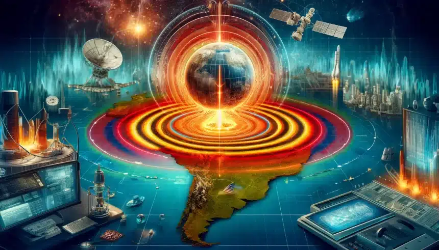 Campo magnético que está sob o Brasil preocupa a NASA sobre futuro da comunicação em todo o planeta