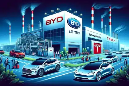 BYD anuncia que vai ampliar fornecimento de baterias para a Tesla