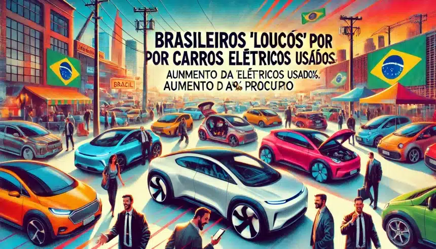 Brasileiros loucos por carros elétricos usados com aumento na procura