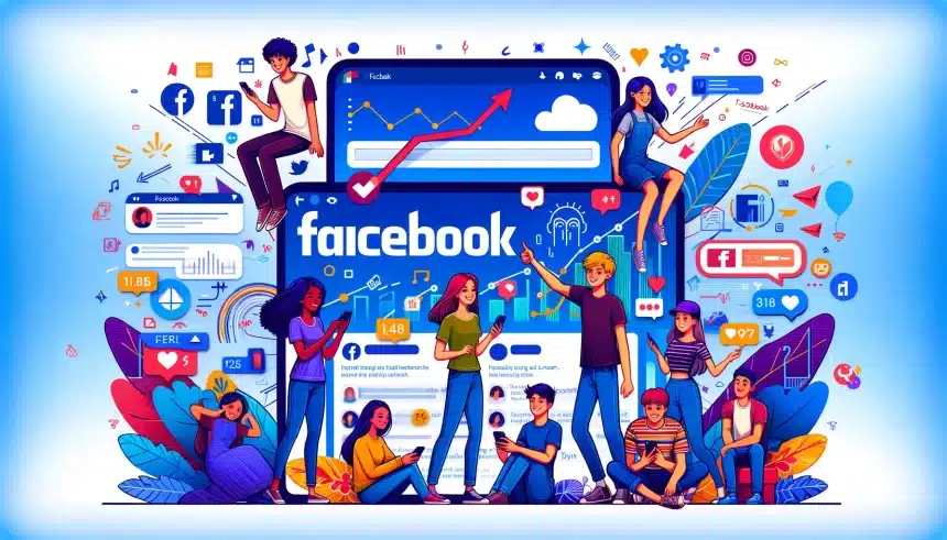 Facebook marca maior número de usuários jovens em três anos