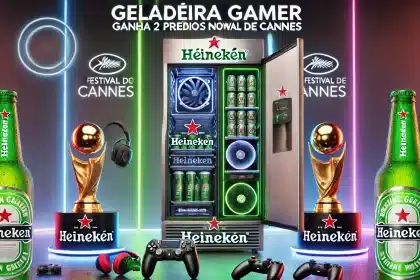 Geladeira gamer da Heineken ganha 2 prêmios no Festival de Cannes