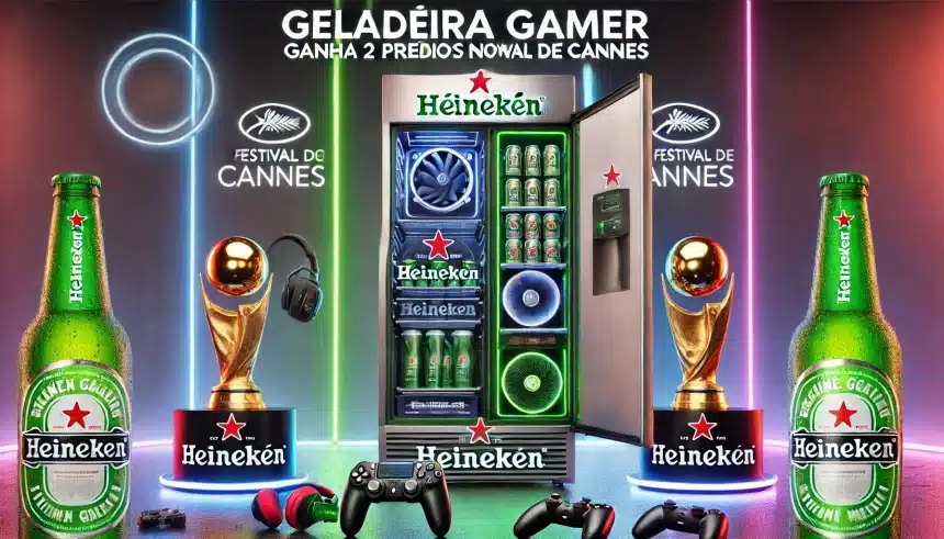 Geladeira gamer da Heineken ganha 2 prêmios no Festival de Cannes