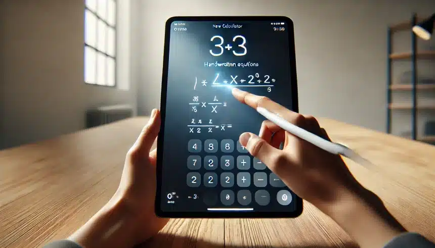 Nova calculadora da Apple para iPad resolve contas escritas com o dedo