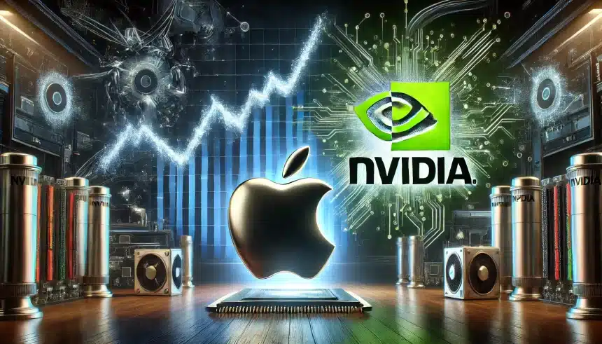 Nvidia volta a ultrapassar Apple como empresa mais valiosa do mundo