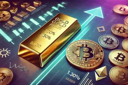 Ouro sobe e deixa criptomoeda amargando quedas e incertezas