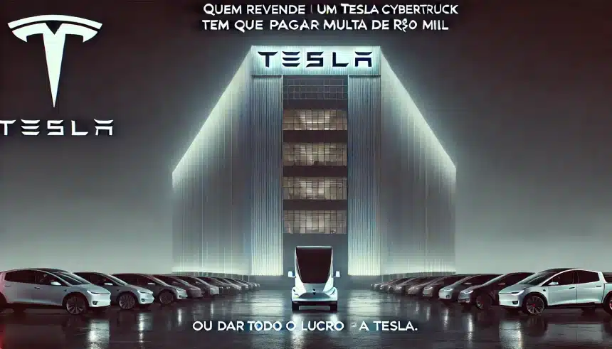 Quem revende um Tesla Cybertruck tem que pagar multa