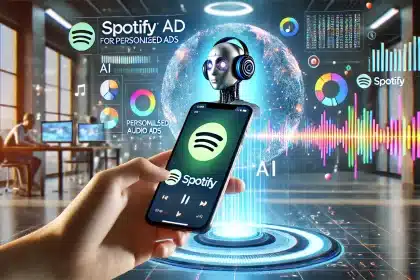 o Spotify está testando uma ferramenta de Inteligência Artificial que poderá escrever scripts e realizar narrações dos anúncios