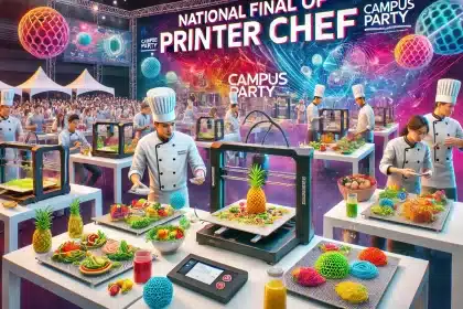 Campus Party terá final nacional de Printer Chef, com alimentos bioimpressos