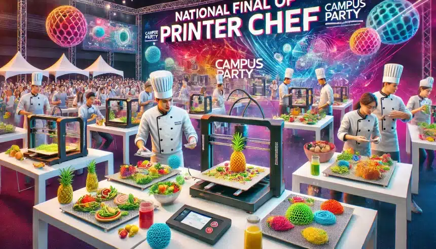 Campus Party terá final nacional de Printer Chef, com alimentos bioimpressos