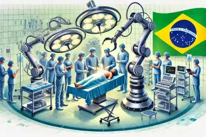 Cirurgia com robôs no Brasil