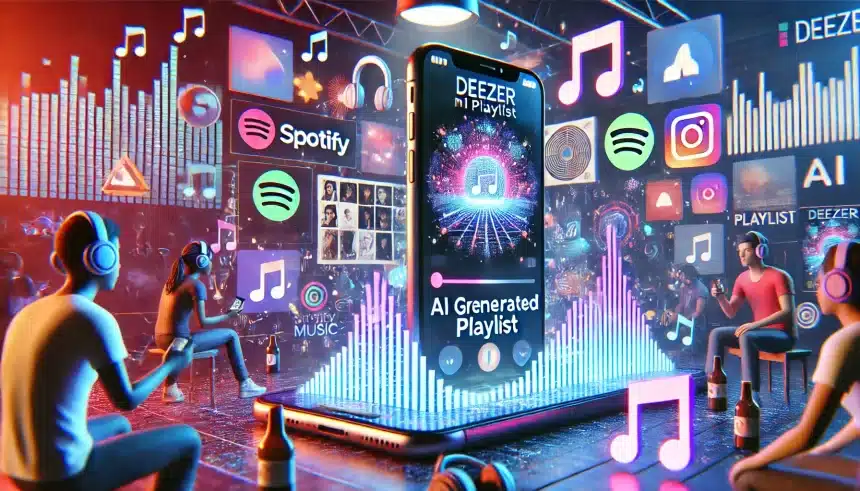 Deezer lança Playlist de IA e acirra concorrência no mercado de streaming musical