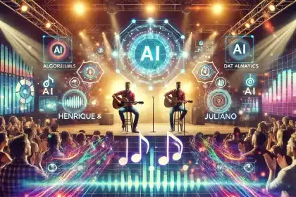 Henrique e Juliano investem R$ 35 milhões em Startup que prevê sucesso musical com base em IA