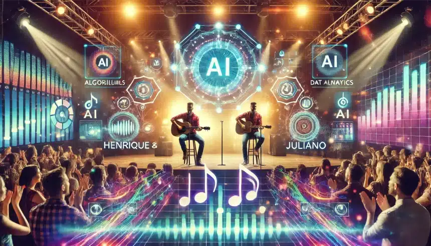 Henrique e Juliano investem R$ 35 milhões em Startup que prevê sucesso musical com base em IA