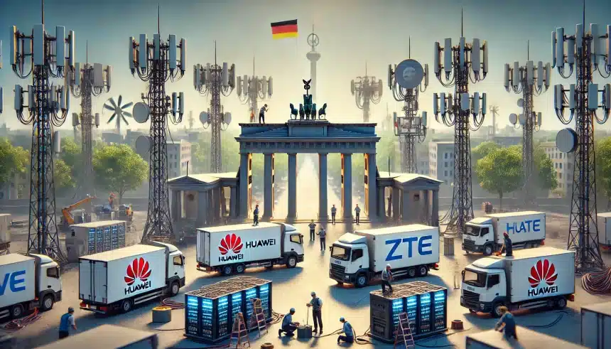 Huawei e ZTE da rede 5G da Alemanha