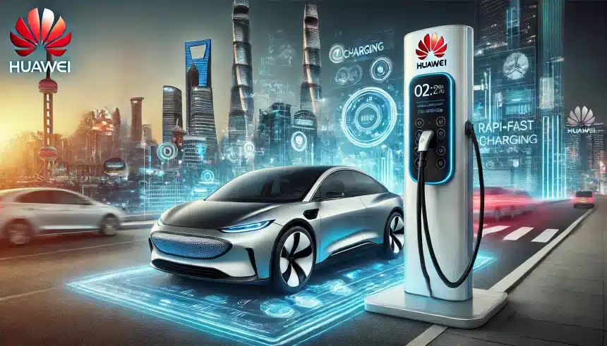 Huawei lança no Brasil carregador ultrarápido para carro elétrico