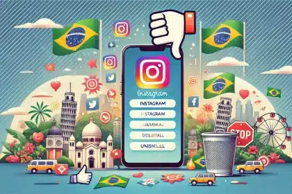 Instagram é o app de rede social mais deletado do Brasil