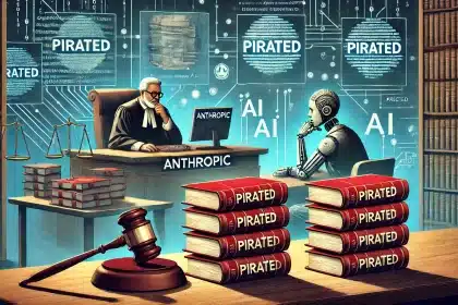 Autores processam Anthropic, plataforma que estaria usando livros pirateados para treinamento de IA