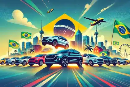 Carros chegam ao Brasil