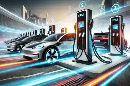 Carros elétricos com carregamento rápido