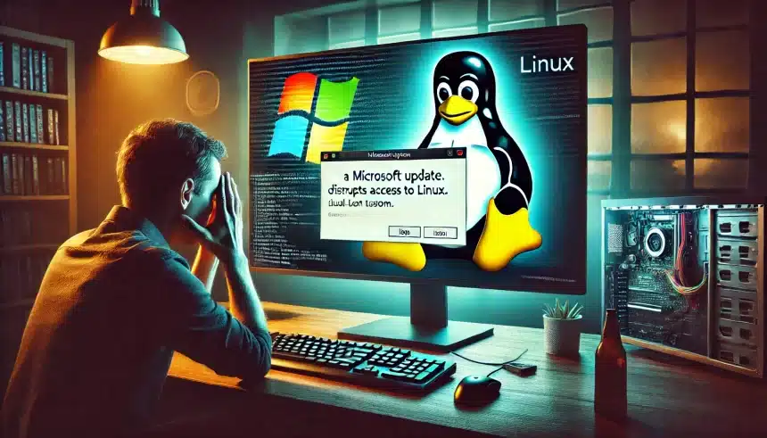 Falha em atualização da Microsoft deixa usuários Linux sem acesso no Dual-Boot