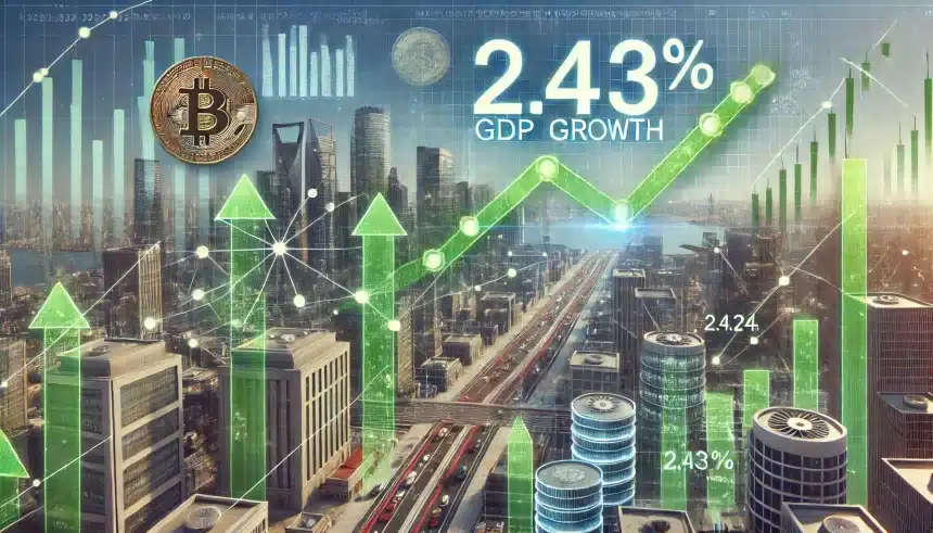 Mercado financeiro prevê crescimento do PIB de 2,43% para 2024