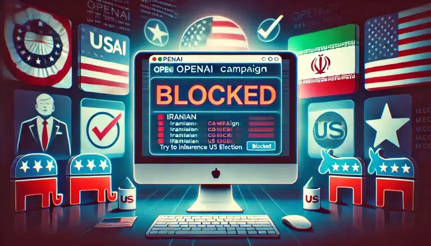 OpenAI bloqueia campanha iraniana que usou ChatGPT para tentar influenciar eleição nos EUA