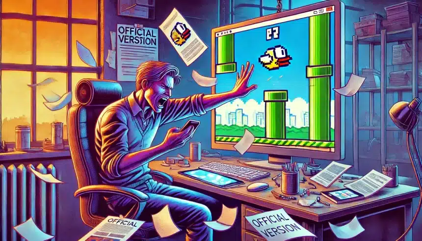 Criador de Flappy Bird rejeita versão oficial do Jogo