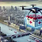 Drones vão transportar amostras de sangue entre hospitais em Londres