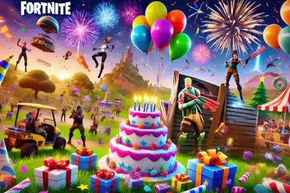 Fortnite celebra aniversário com eventos desafios e recompensas