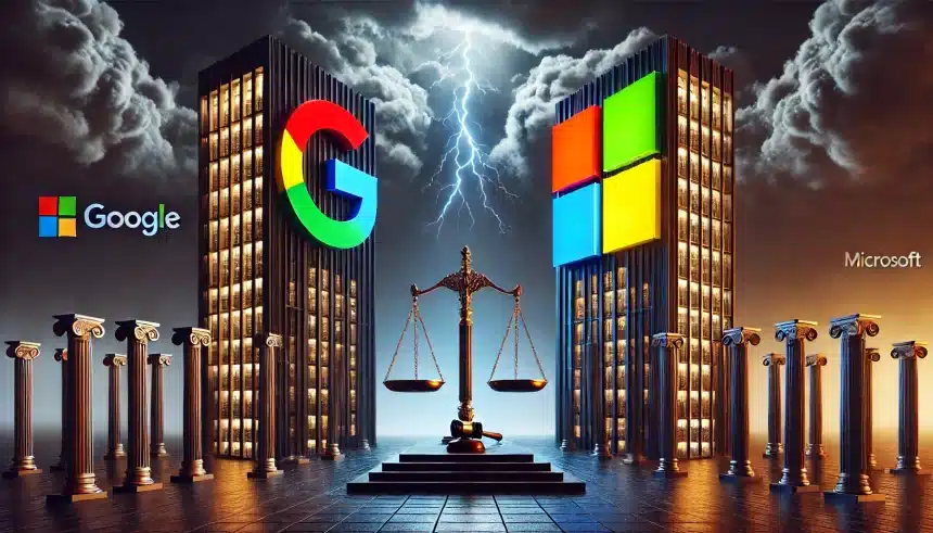 Rivalidade entre Google e Microsoft cresce com disputa antitruste