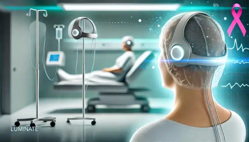 Startup Luminate está desenvolvendo capacete para evitar queda de cabelo em pacientes em tratamento com quimioterapia