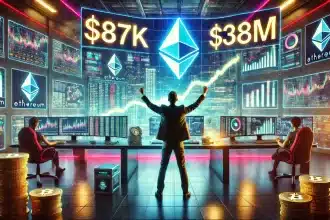 Trader transforma $87 Mil em $38 milhões com ETH