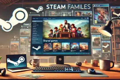 Valve lança Steam Families, recurso que permite compartilhamento de jogos entre membros da família