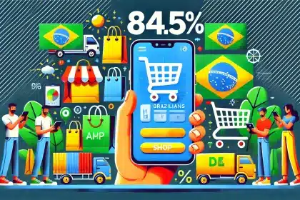 84,5% dos brasileiros preferem apps para compras