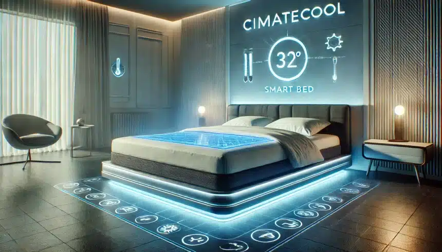 A cama inteligente ClimateCool resfria o indivíduo durante o sono, pelo custo de R$ 30 mil