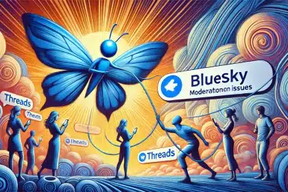 Bluesky aproveita falhas de moderação no Threads, cria conta no concorrente e convida usuários