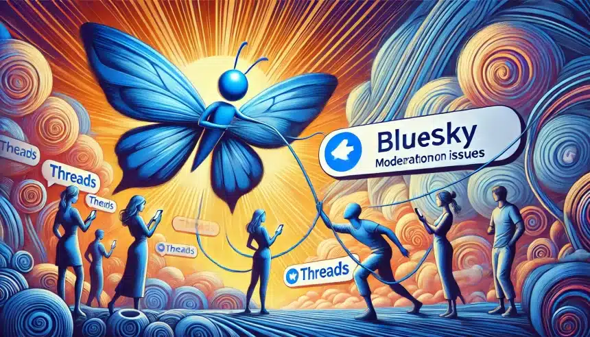 Bluesky aproveita falhas de moderação no Threads, cria conta no concorrente e convida usuários