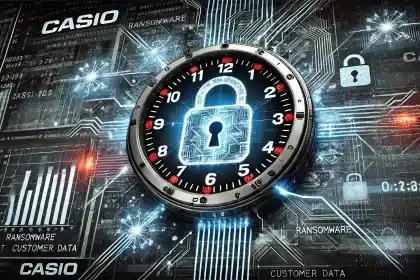 Casio confirma ataque de ransomware e roubo de dados de clientes