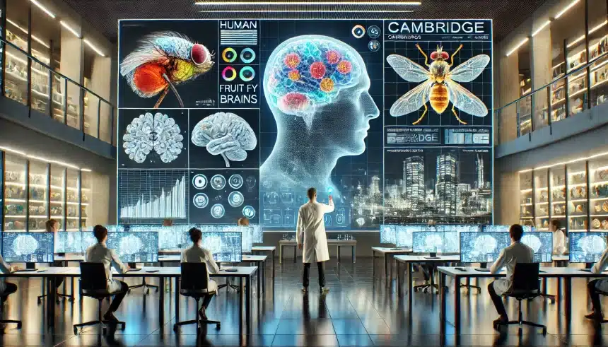 Cambridge revoluciona neurociência com google maps do cérebro da mosca da fruta