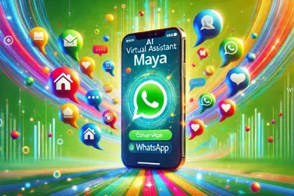 Maya é nova assistente virtual com IA para atendimento em imobiliárias