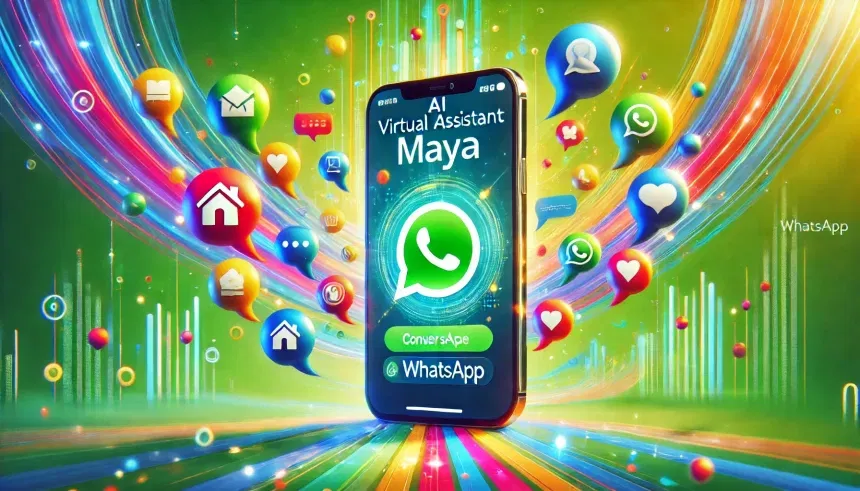 Maya é nova assistente virtual com IA para atendimento em imobiliárias