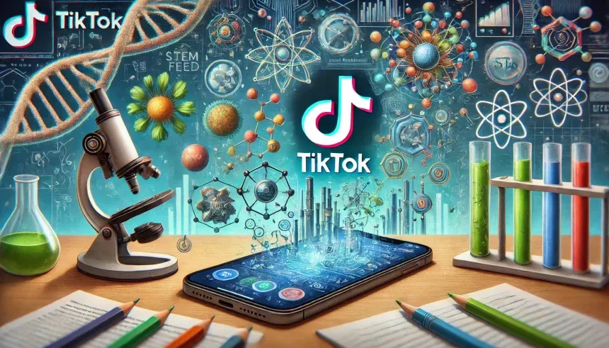 Feed STEM do TikTok, focado em ciência, tecnologia, engenharia e matemática, vira padrão no Reino Unido, EUA e Irlanda