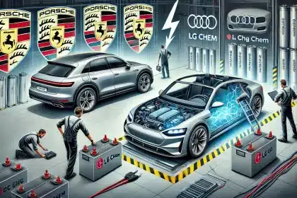 Porsche e Audi convocam recall de veículos elétricos com baterias LG Chem por risco de curto-circuito