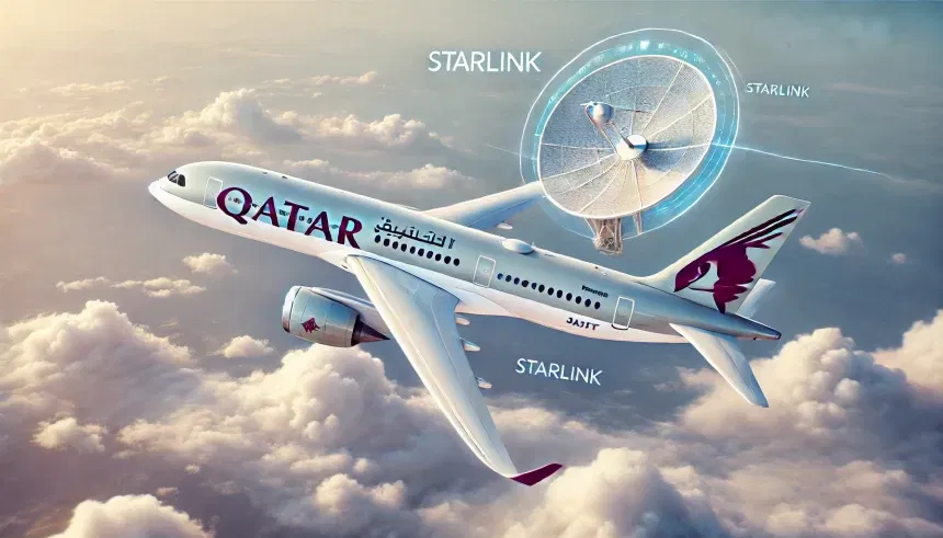 Qatar Airways e Starlink