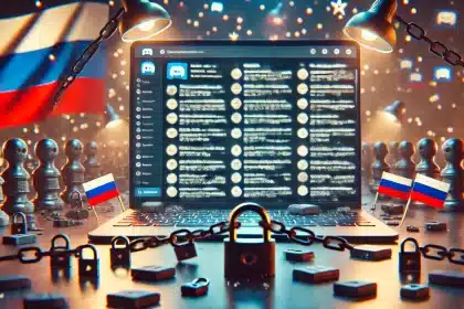 Rússia impõe controle no Discord: Quase mil postagens removidas