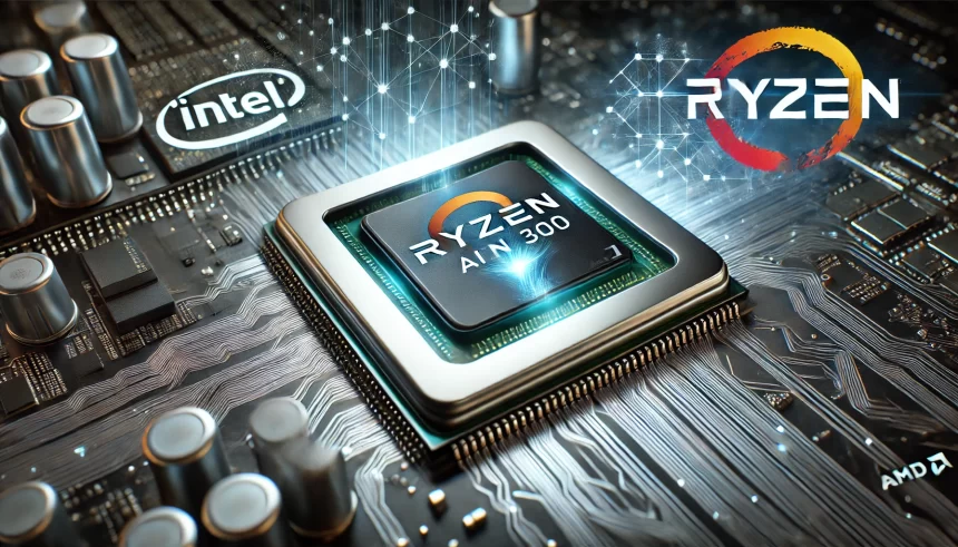 Ryzen AI 300 da AMD revoluciona cargas de trabalho em IA e supera Intel