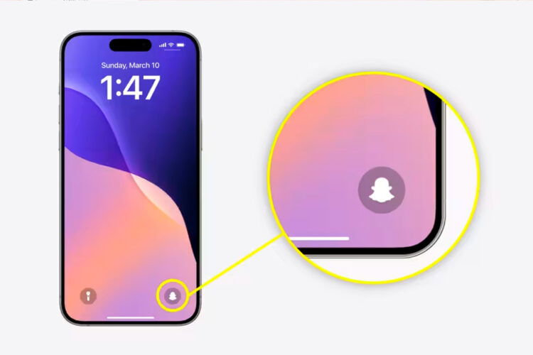 Câmera do Snapchat pode substituir a padrão do iPhone na tela de bloqueio