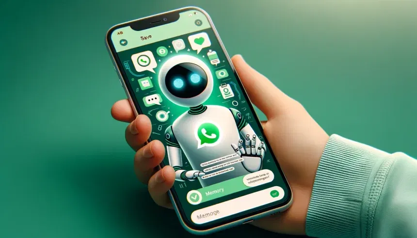 WhatsApp testa função de memória para chats de IA